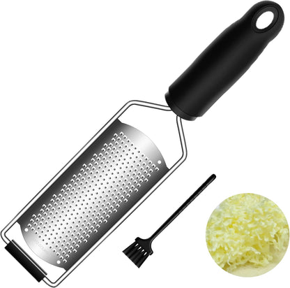 Cheese Zester Grater Handheld with Handle-Lemon Citrus Zester Tool Graters for Kitchen Stainless Steel Salad Spinner Cake Decorating Supplies,Perfect Kitchen Gadgets Zucchini Nutmeg Ginger Peeler