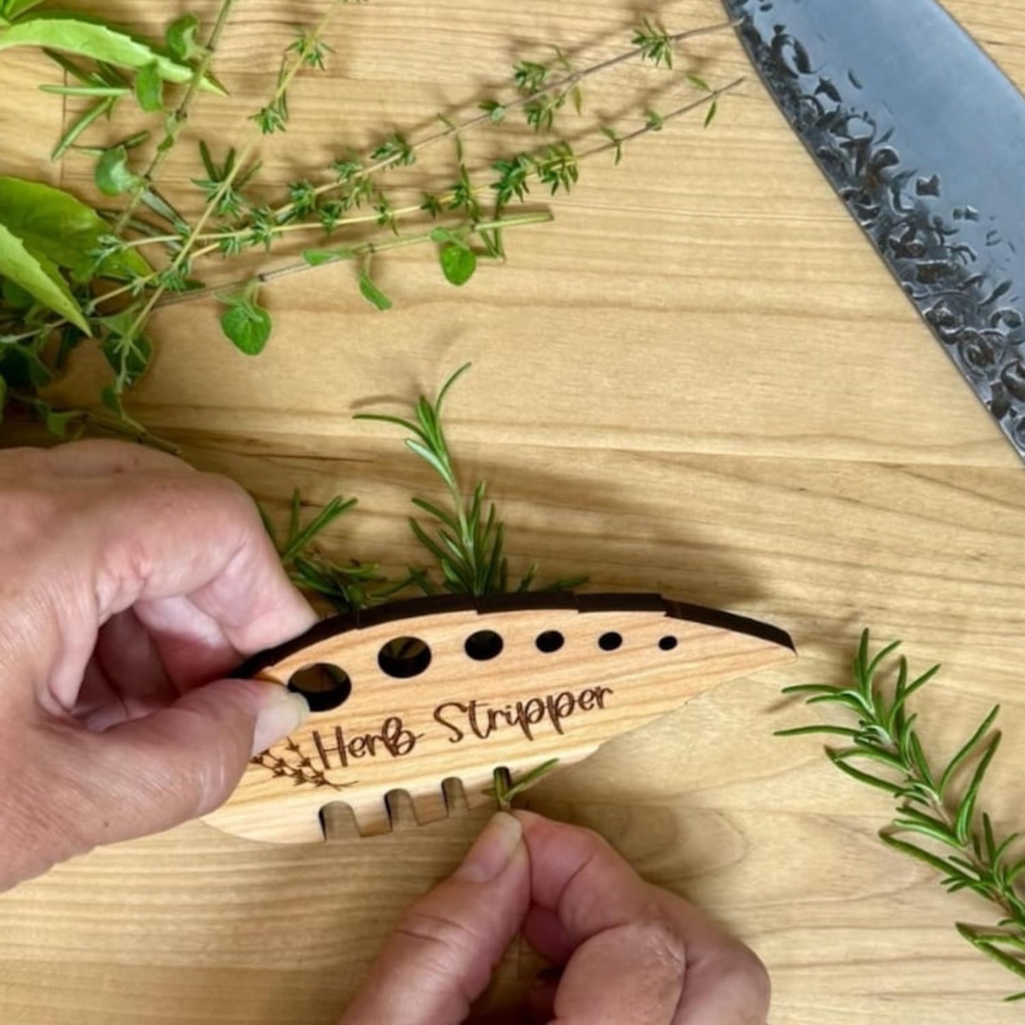 Personalized Herb Stripper Customizable Name Engraving Tool Christmas Gift For Mom Chef Gifts Or Home Cooks