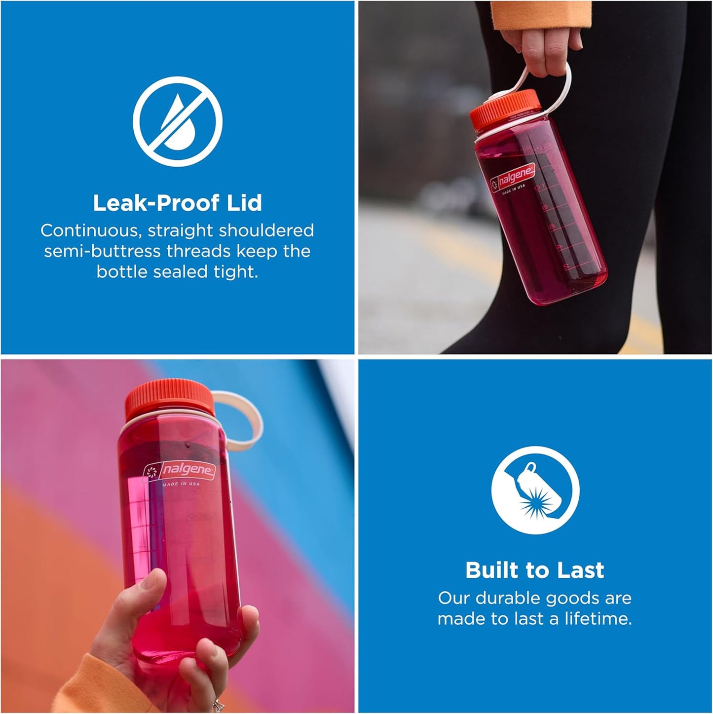 Nalgene HDPE Wide Mouth Round Container