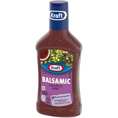 Kraft Balsamic Vinaigrette Salad Dressing (16 fl oz Bottle)