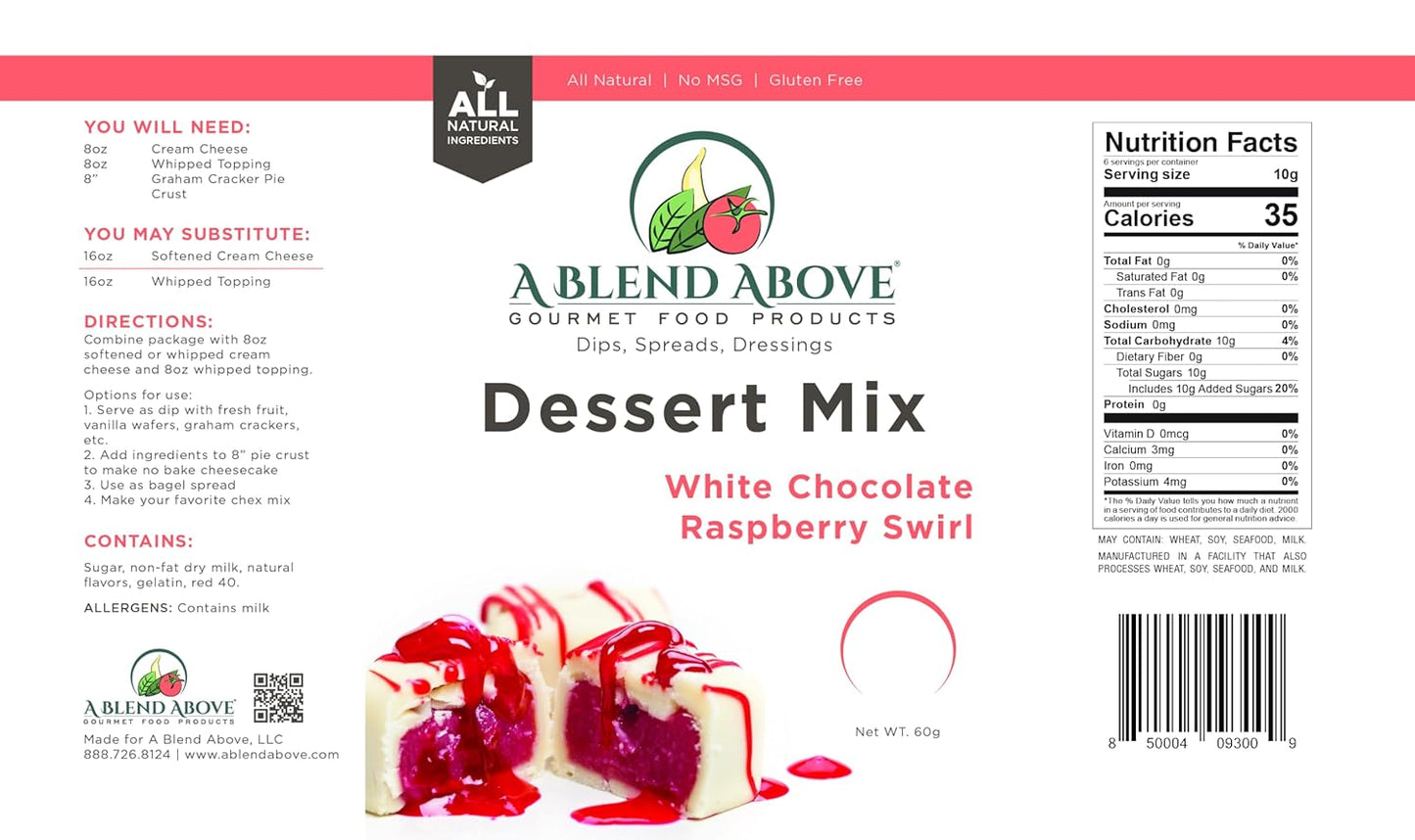 A Blend Above Banana Cream No-Bake Dessert Mix, 3 Pack, No-Bake Cheesecake, Fruit Dip, Dessert Mix, Bagel Topping, Frosting, Cheesecake Filling, Quick and Easy to Make, Makes 16 Ounces, Cream Cheese,