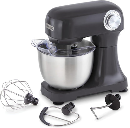 Dash 3.5QT Tilt-Head Stand Mixer - Electric Stand Mixer with Stainless Steel Bowl and Splash Guard For Baking - Cream, 3.5-Quart