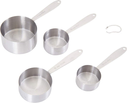 Farberware Pro Stainless Steel Measuring Cup and Spoon Set, 9-Piece