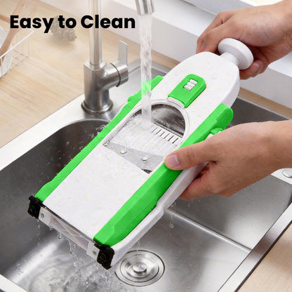 Slicer Vegetable Cutter, Mandoline Slicer for Potato Chips, Fries, Vegetables, and Fruits. Multiple Thickness Options Available. Quick Vegetable Salad Chopper