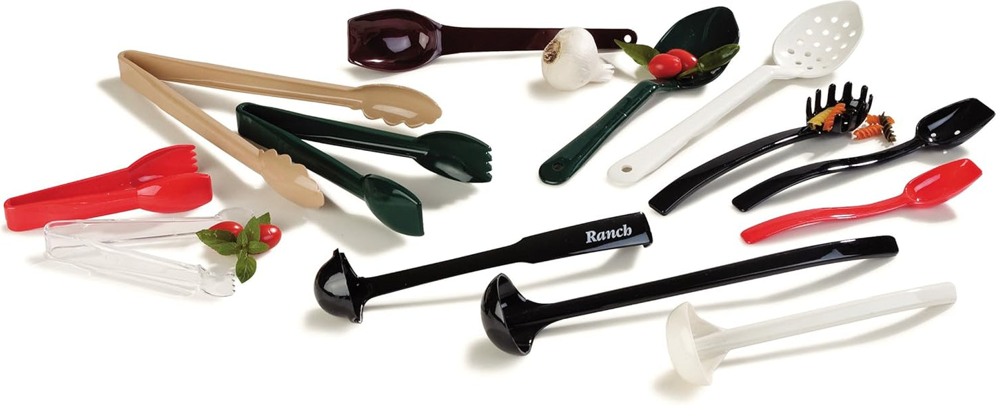 CARLISLE FOODSERVICE PRODUCTS 029503 Carly Plastic Dressing/Serving Ladle, 1 oz./9.5", Black