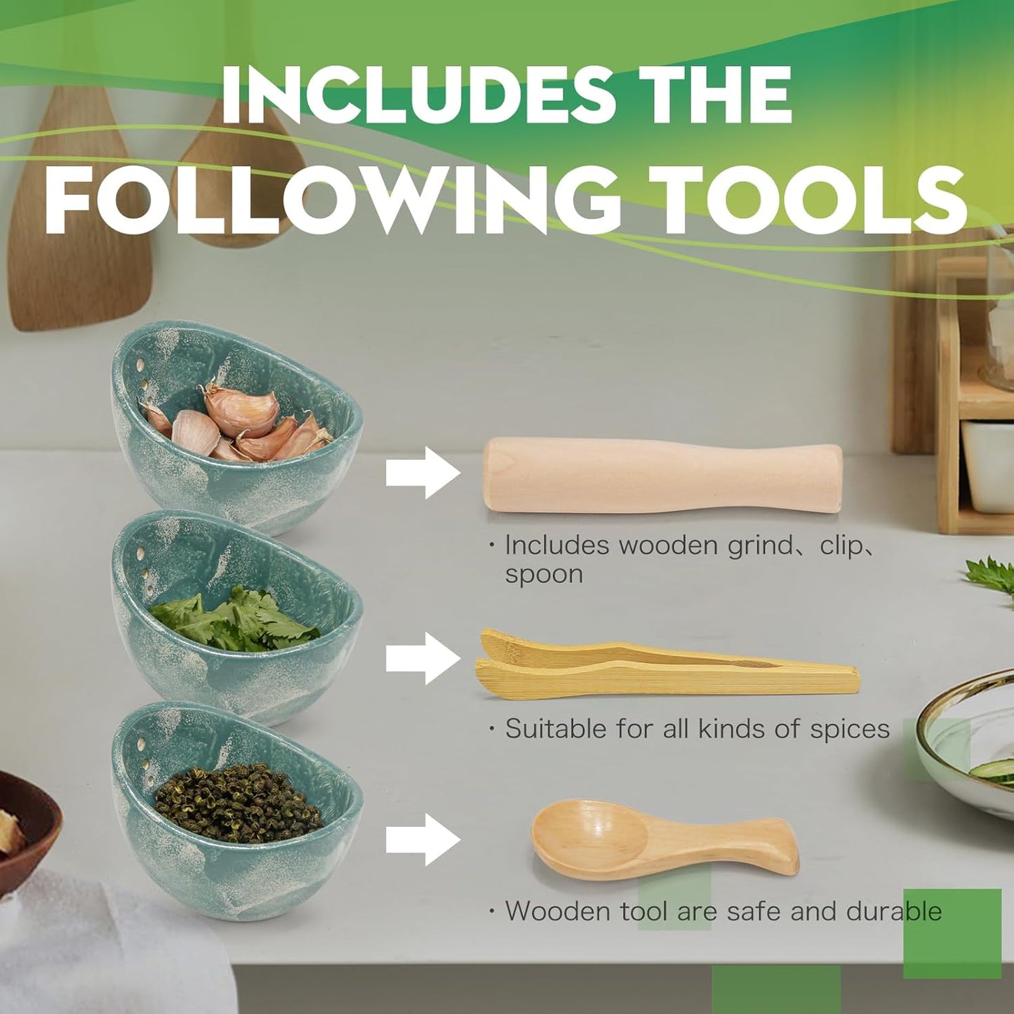 Herb Stripper Bowl, Ceramic Herb Peeling Bowl, Kitchen Herbs Leaf Stripping Tool, Pottery Herb Peeler for Kale, Thyme, Basil, Rosemary Stripper (A-Style, 1 pc)