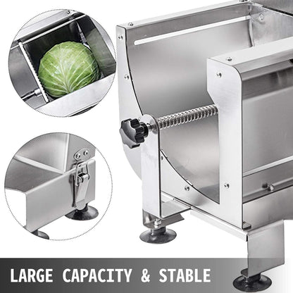 VEVOR Electric Vegetable Slicer, 0-0.5"/0-12mm Thickness Adjustable Commercial Slicer Machine, Convertible to Manual, Stainless Steel Food Cutter Slicing Machine, for Potato, Lemon, Tomato, Apple