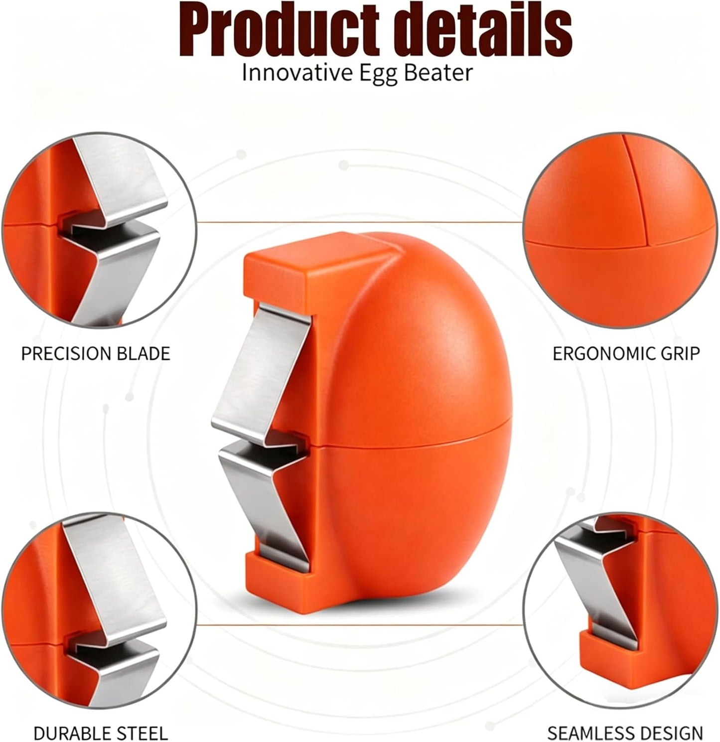 3Pcs Egg Shell Opener,2026 Upgrade Stainless Steel Egg Cracker Tool, Multifunctional Egg Shell Opener for Raw & Hard-Boiled Eggs, Handheld Kitchen Gadget for Easy Peeling & Separating (3 Colors)