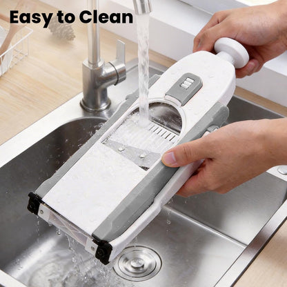 Slicer Vegetable Cutter, Mandoline Slicer for Potato Chips, Fries, Vegetables, and Fruits. Multiple Thickness Options Available. Quick Vegetable Salad Chopper