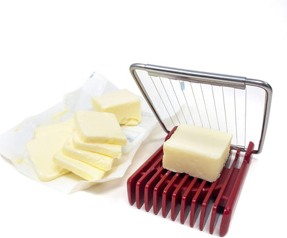 Norpro Dual Sided Flip N'Slice Slicer, Red, 4.25" x 3.25" x .88"