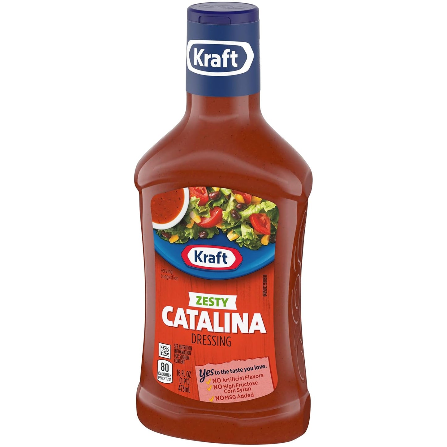 Kraft Zesty Catalina Dressing (16 fl oz Bottle)