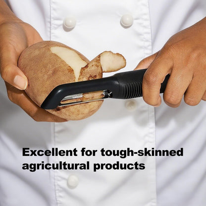 Pro Swivel Peeler for Kitchen, Sharp Stainless Steel Vegetable Potato Fruit Peeler, Ergonomic Non-Slip Grip Handle for Effortless Peeling of Carrots, Apples