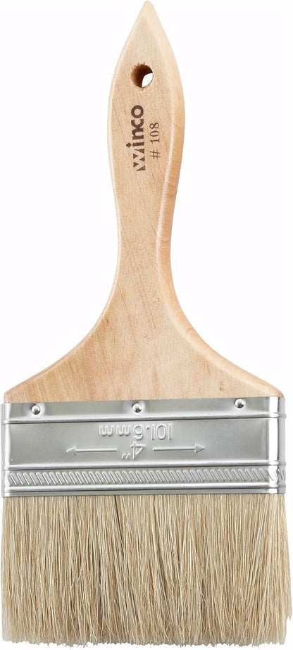 Winco Heavy-Duty Boar Bristle Pastry Brush, 1"
