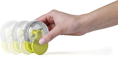 Chef’n GarlicZoom Garlic Chopper, Handheld Garlic Mincer with Rolling Action, Easy to Use and Clean, Compact Size for Quick Prep, Dishwasher Safe