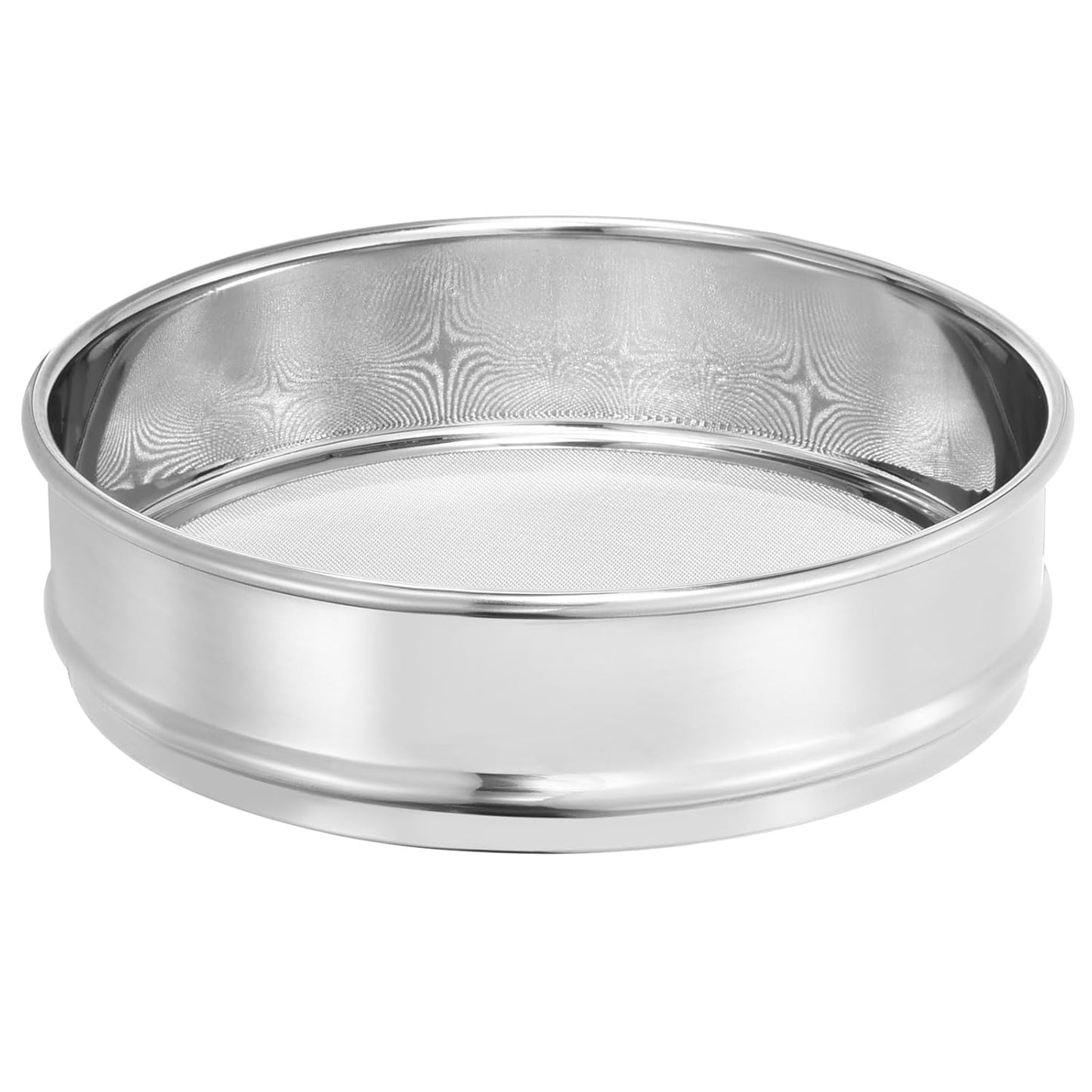 PATIKIL 10 Mesh Lab Sieve, 8" Diameter Test Sieve 304 Stainless Steel Wire Cloth (2mm) for Industrial Laboratory