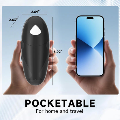 ROLWAY Can Opener, Easy Control Electric Can Opener with Non-Slip Design, Safe and Efficient Can Opener for Seniors, Smooth Edge, Hands Free for Home or Travel, Black