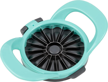 PrepWorks Dishwasher Safe Apple Slicer and Corer – 16-Slice Thin Apple Cutter with Safety Cover