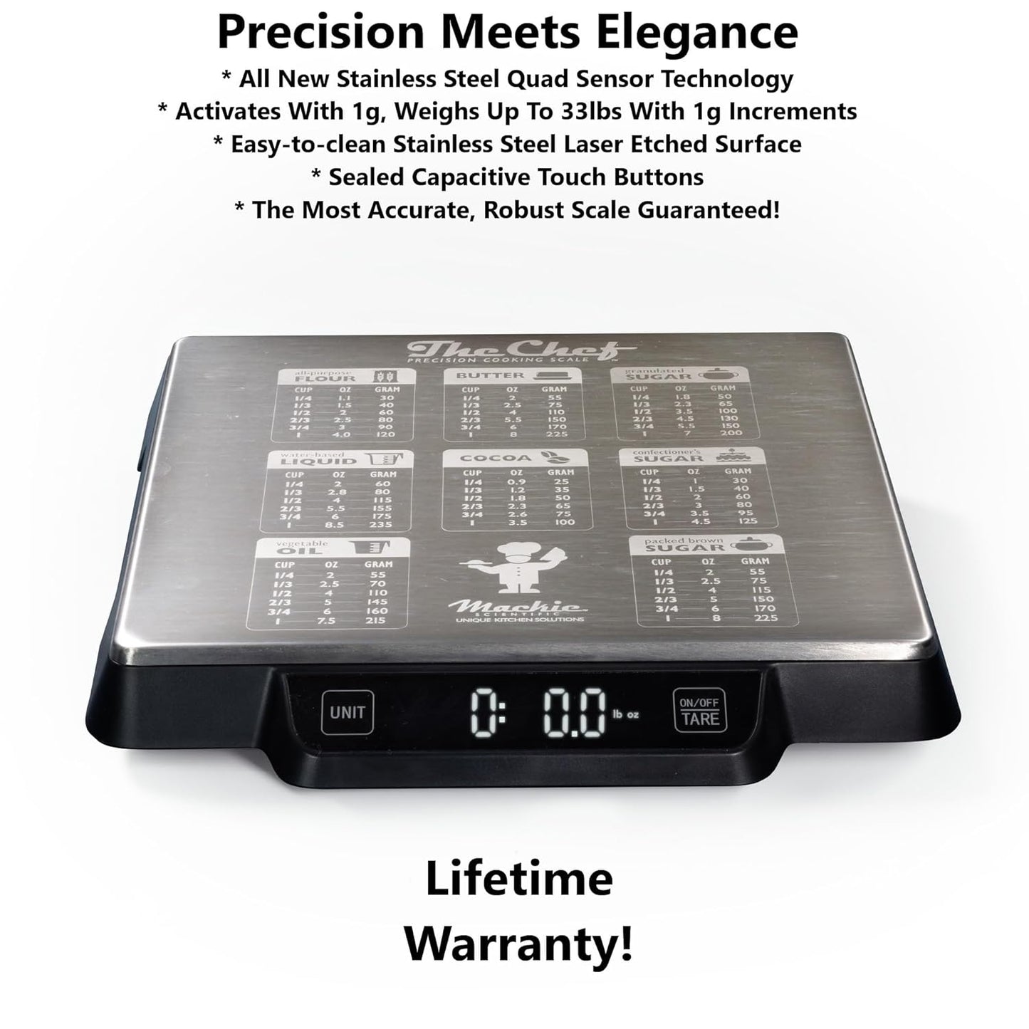 Food Baking Kitchen Scale by NutraTrack™ Digital Grams and Ounces for Baking, Cooking, Keto and Meal Prep, & Weight Loss LCD Display, Food Grade Glass Top, Accuracy Meets Durability!