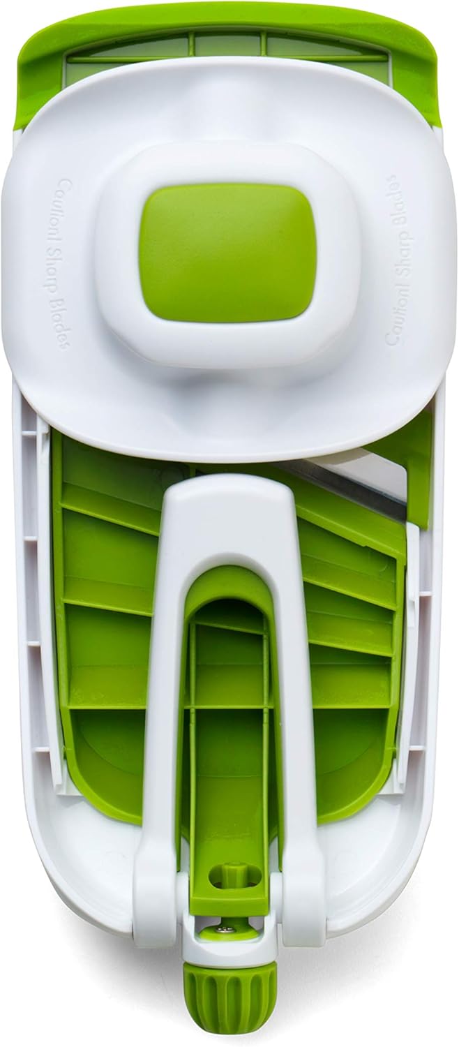 Chef'n Sleek Slice Handheld Collapsible Mandoline, Green