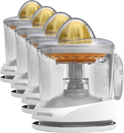 BLACK+DECKER 32oz Electric Citrus Juicer, CJ625, Pressure Activated, Adjustable Pulp Control, Dishwasher-Safe
