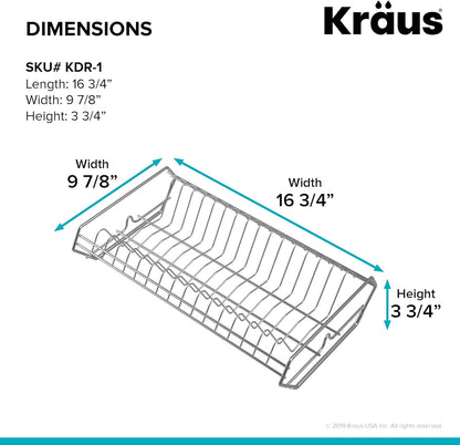 KRAUS Stainless Steel Colander for Workstation Kitchen Sink, CS-6