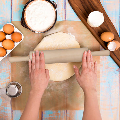 Mrs. Anderson’s Baking Rolling Pin Rings, Non-Stick Silicone, Set of 4 Ring Depths