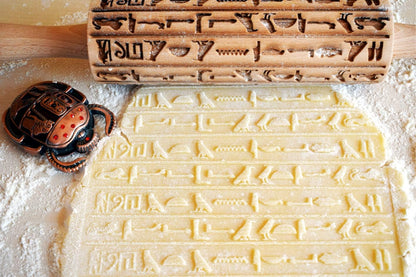 HEARTS EMBOSSING ROLLING PIN WOODEN ROLLING PIN for EMBOSSED COOKIES with LOVE HEARTS