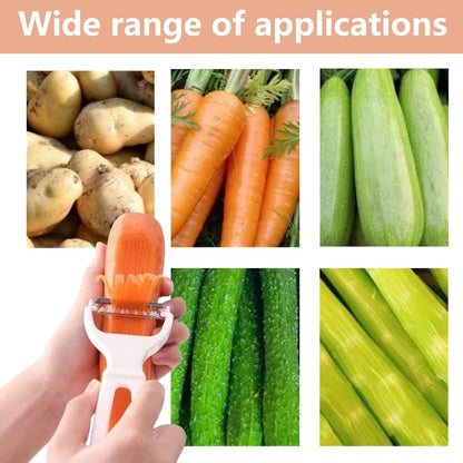 3 Pcs Julienne Peeler Creative Plastic Y Peelers for Kitchen Tool, Veggie, Potato, Tomato, Fruit