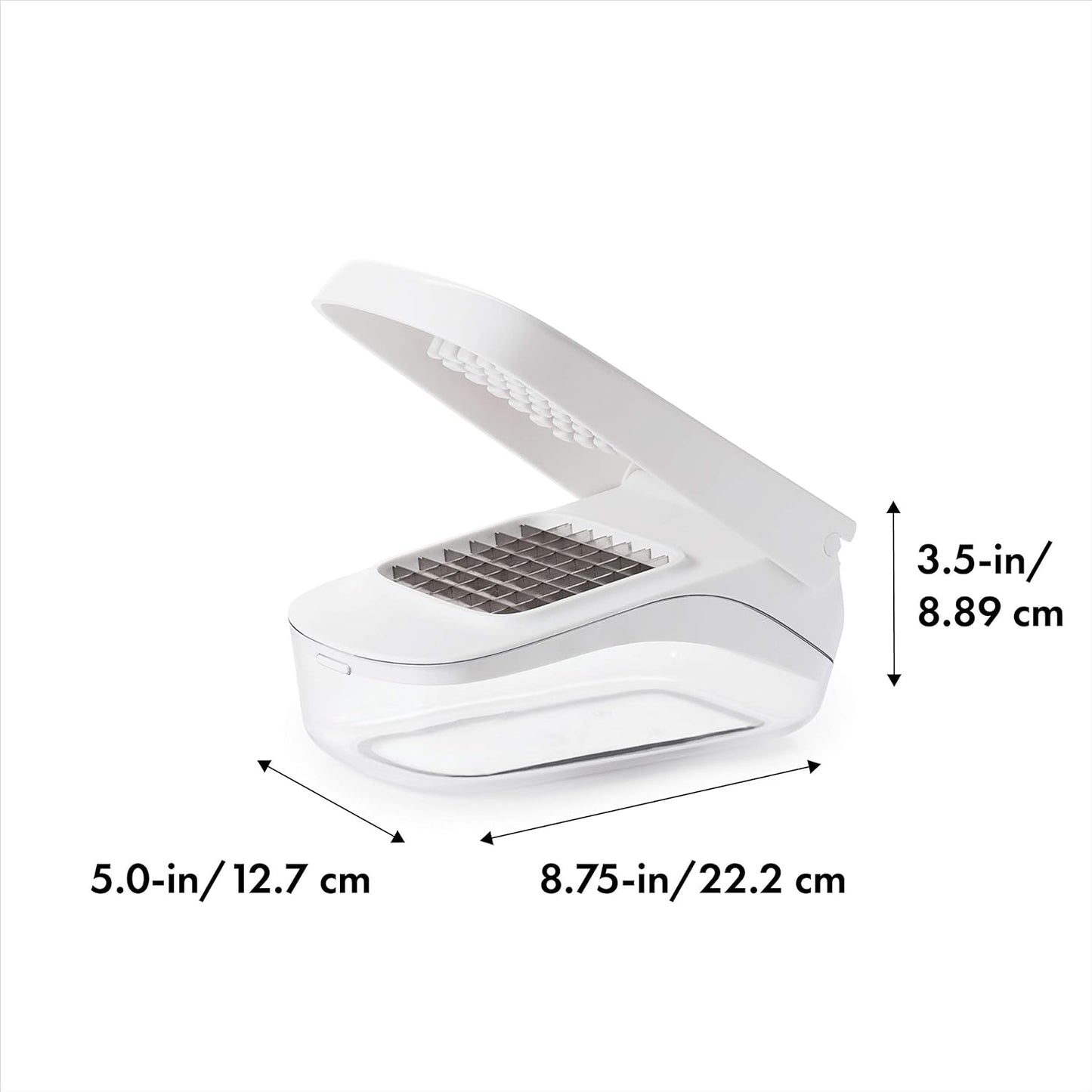 OXO Good Grips Vegetable and Onion Chopper with Easy Pour Opening White