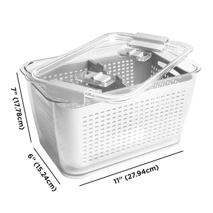 Kitchen Spaces - 1465A6-AMZ Kitchen Spaces Colander Bin, Medium, Gray