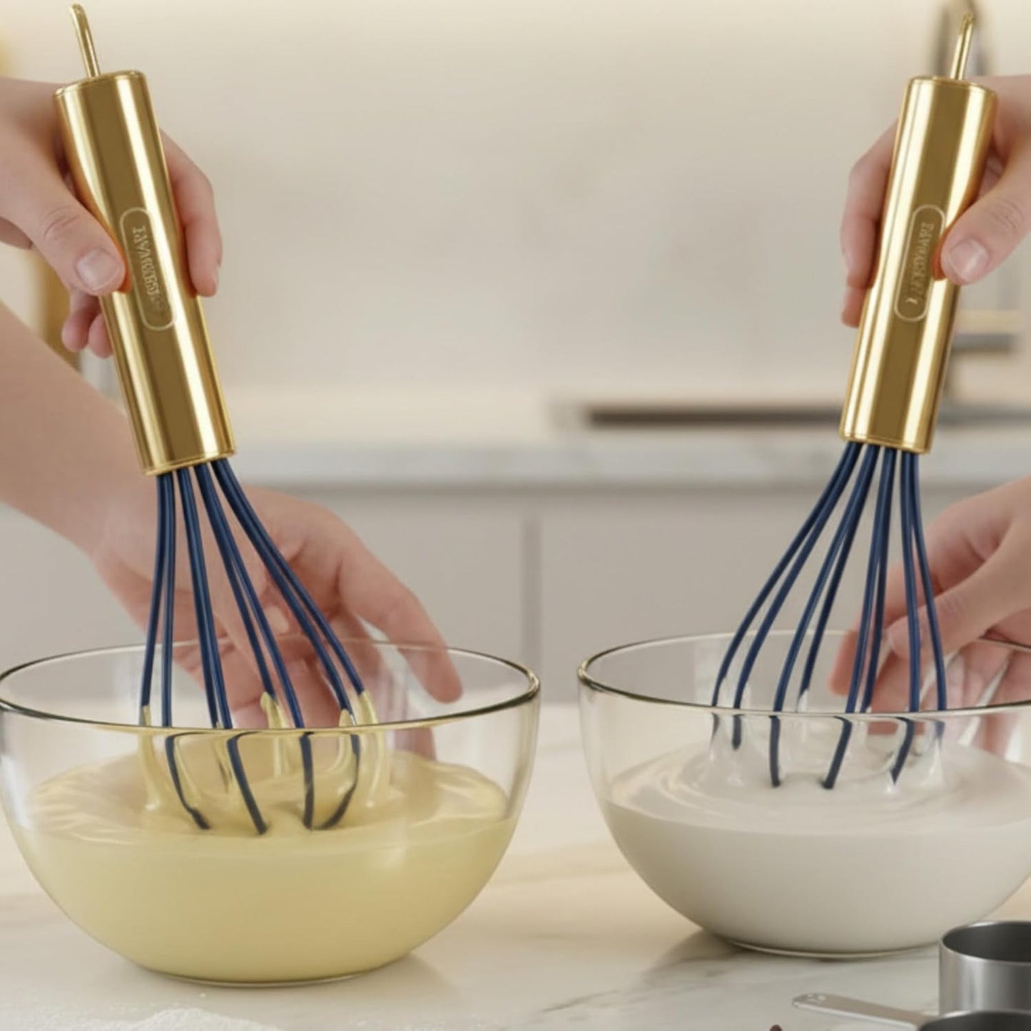 Farberware Professional Silicone Mini Whisks (Set of 2), Black
