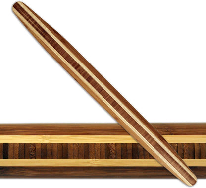Totally Bamboo Rolling Pin, 20.5-Inch, Large-20 1/2",Large - 20 1/2"