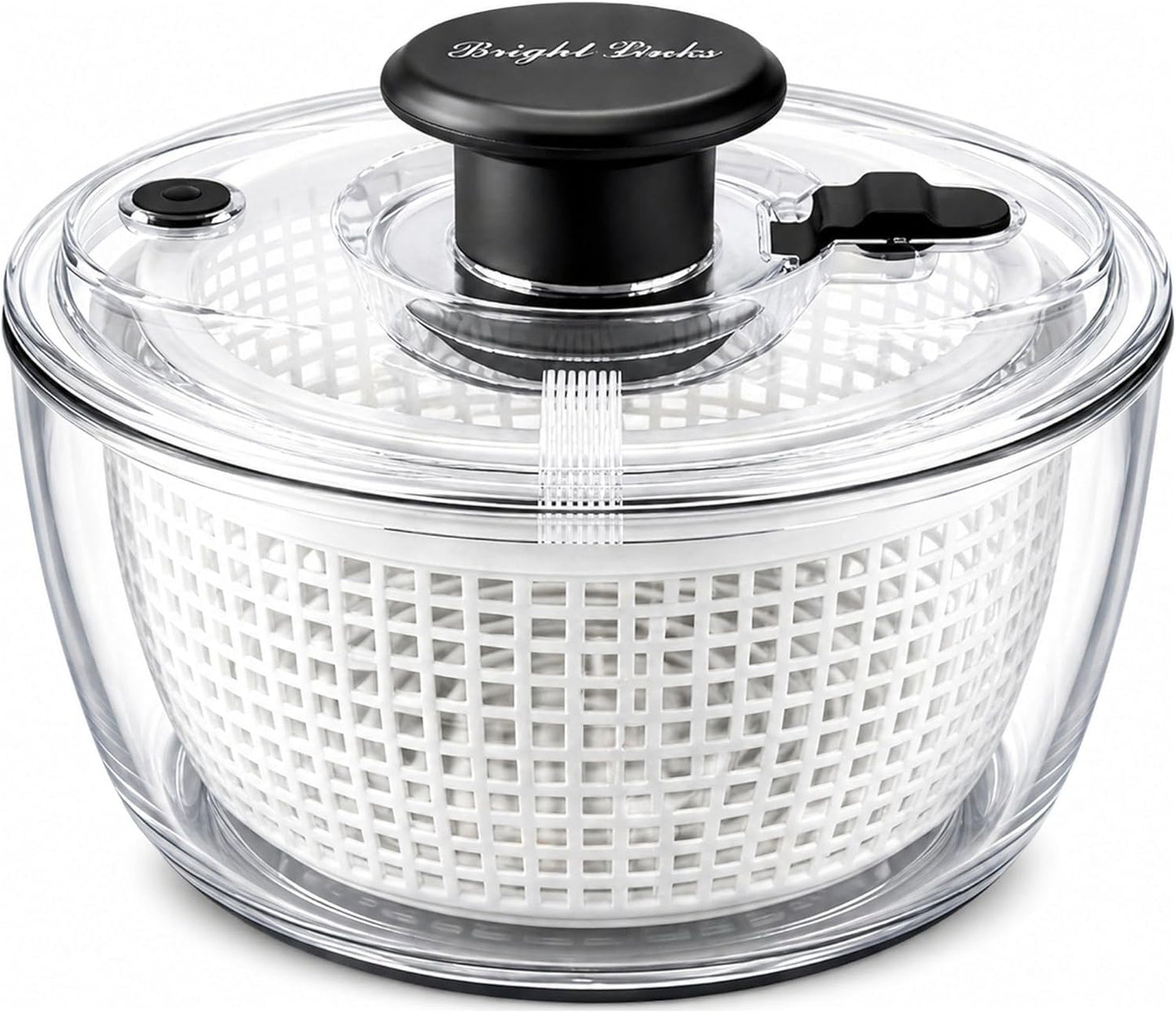 Good Grips Salad Spinner 6.3 Qt – Large Lettuce Spinner & Salad Cleaner with Bowl & Lid, Fruit Washer, Vegetable Cleaner, Strainer Bowl, Fast Drying Multipurpose Kitchen Tool