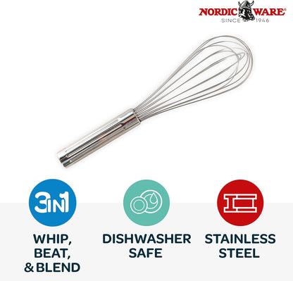 Nordic Ware Small Whisk, 7-Inch, Stainless Steel