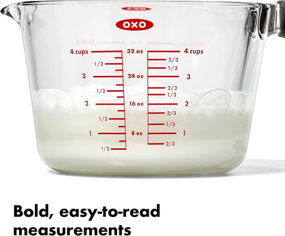 OXO Good Grips 4 Cup Glass Measuring Cup