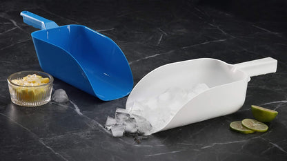 New Star Foodservice 34400 Polycarbonate Plastic Utility Ice Scoop, Clear, 12-Ounce