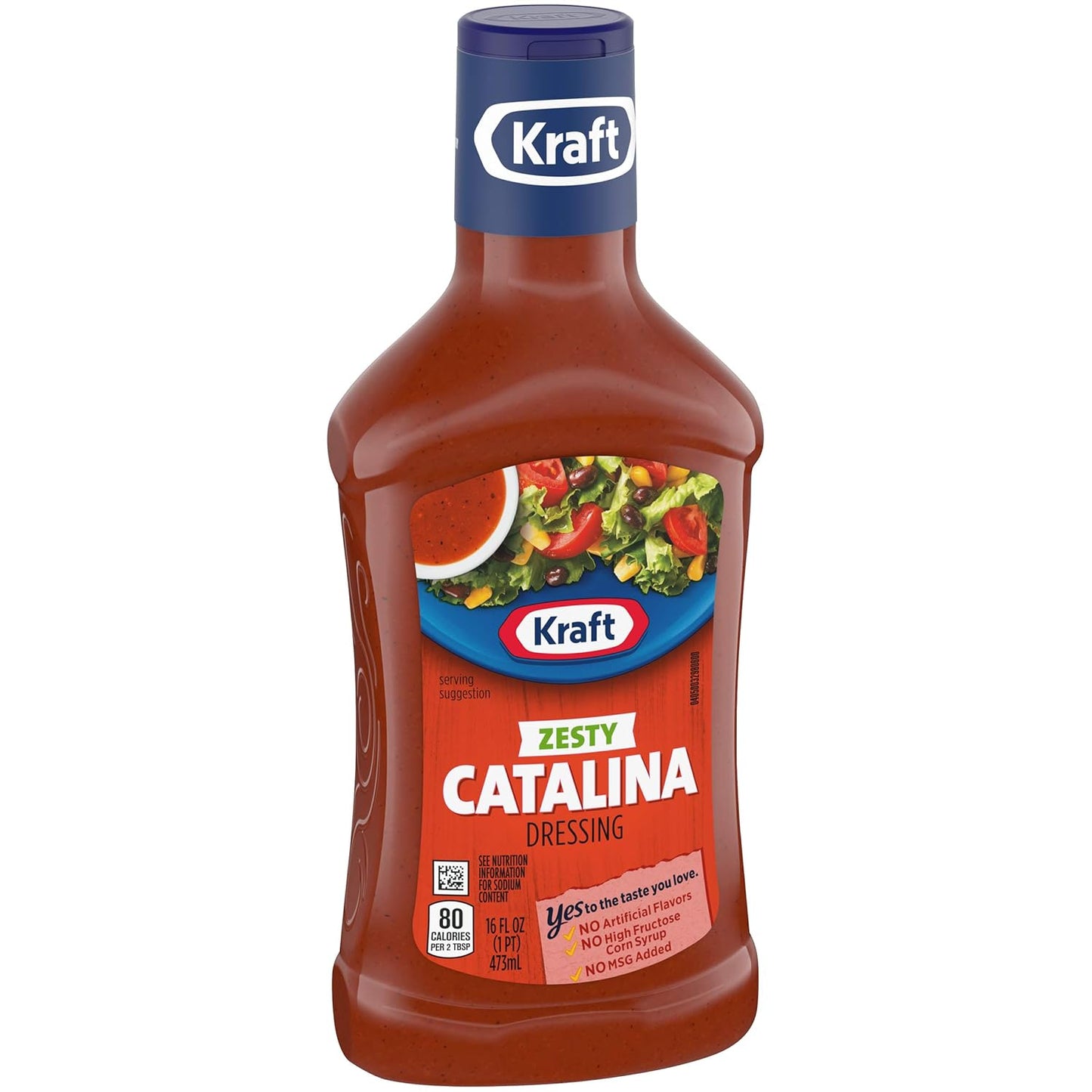 Kraft Zesty Catalina Dressing (16 fl oz Bottle)