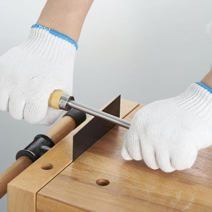 New Cabinet Scraper Cards and Cabinet Scraper Burnisher with 12 Piece Multi-Shaped Scraper Set Suitable for Various Small space and Small-Sized Tasks(HTCSCS13)