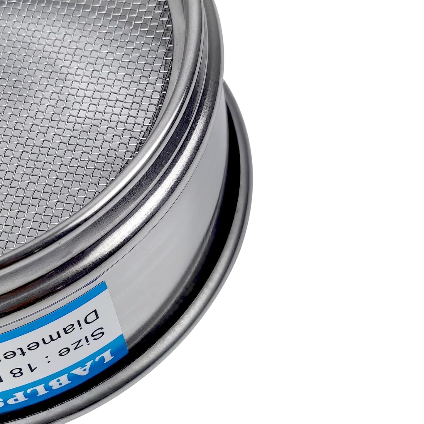 325 Mesh Lab Sieves 4" Diameter 304 Stainless Steel Wire Cloth Test Sieve for Industrial Laboratory Home