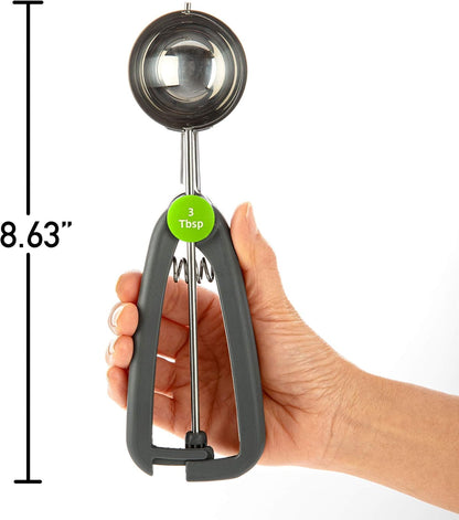 PrepSolutions Measuring Scoop, Grey - Durable and Accurate Scoop for Cooking and Baking, 1.5tbsp