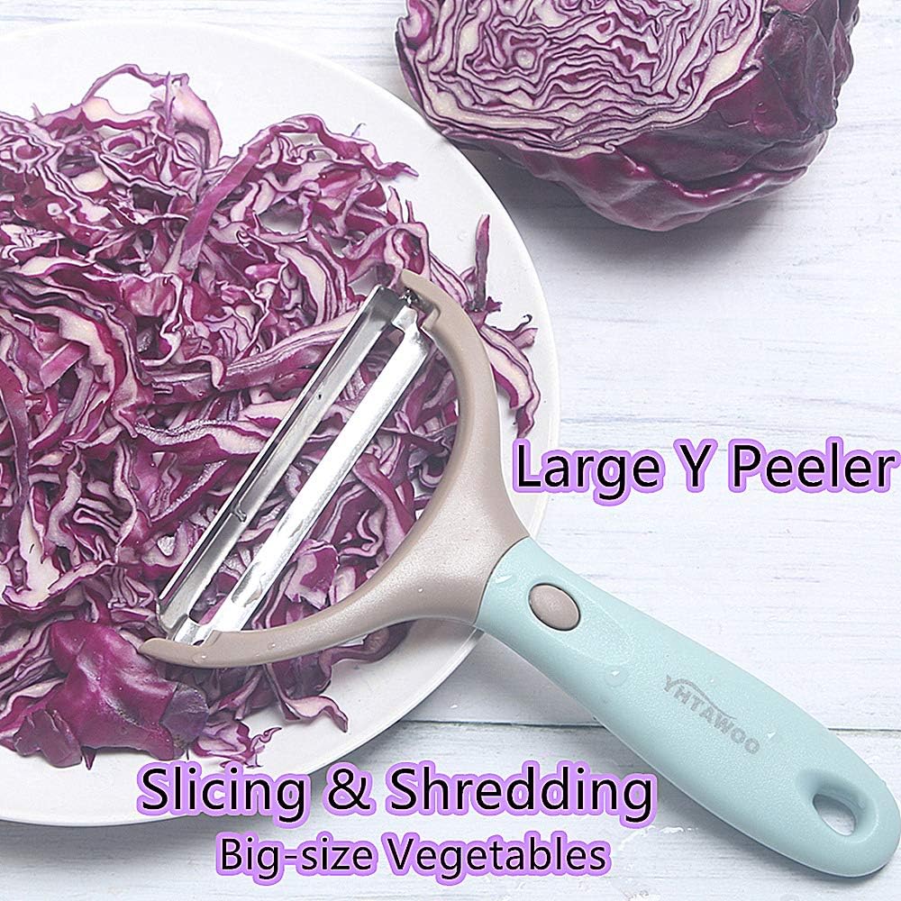 Fruit Peeler Vegetable Peeler 3-in-1 Trio Peeler Set Julienne Peeler Potato Peeler Vegetable Peeler Slicer Stainless Steel
