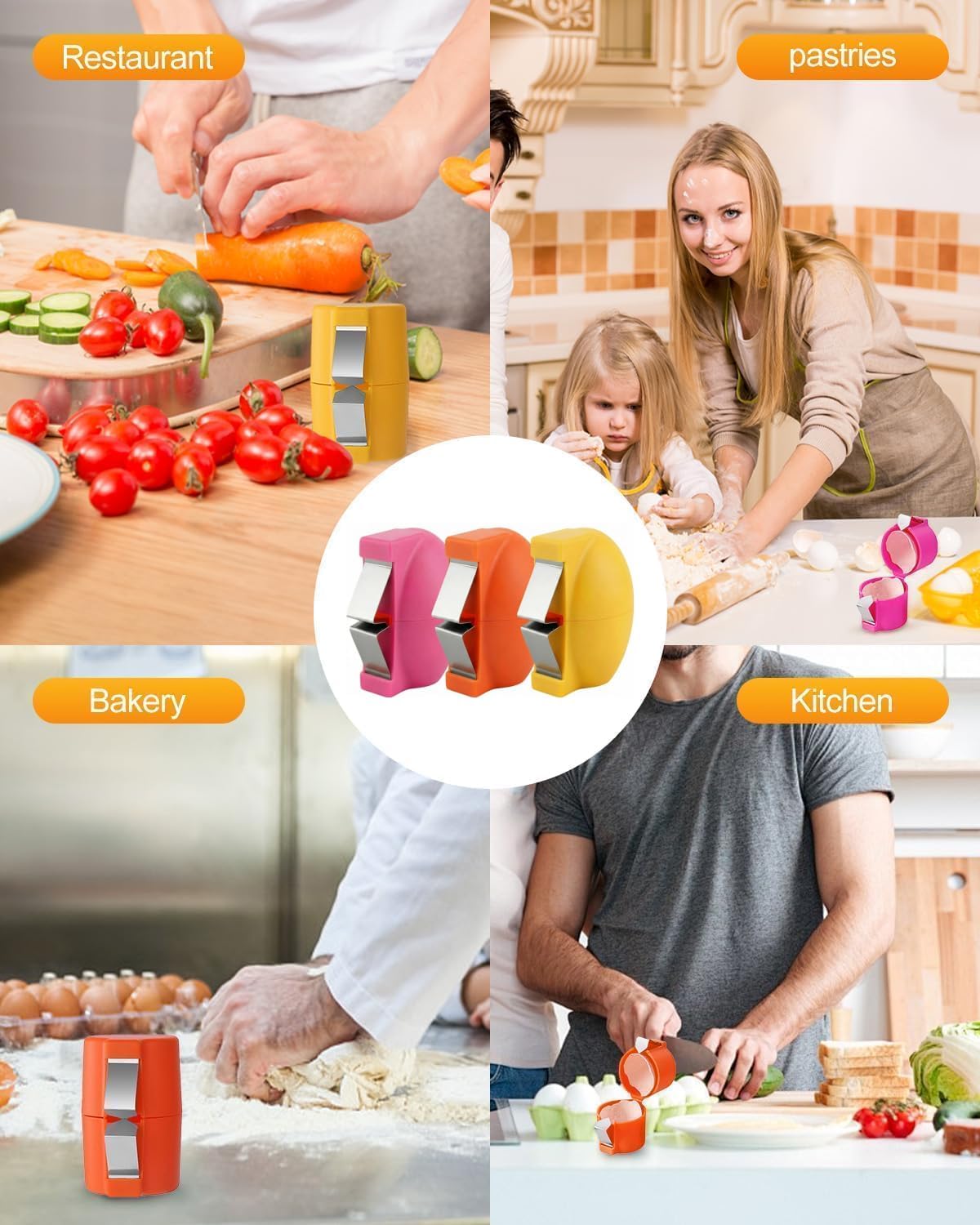 3 Pcs Egg Shell Opener, Egg Separator Egg Cracker Egg Peeler for Raw Eggs, Hard Boiled Egg Peeler Tool for Cutting Eggs,Quickly Cutting Off Eggs Breaker Kitchen Gadgets for Cooking Bakery