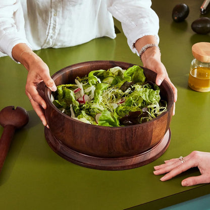 Holcomb Studio Totter Salad Dressing Shaker | Handblown Glass Mixer Ash Wood Lid & Silicone Gasket Leak-Free Emulsifying | Prep, Store & Serve Dressings Modern Minimalist Dinner Table Hostess Gift