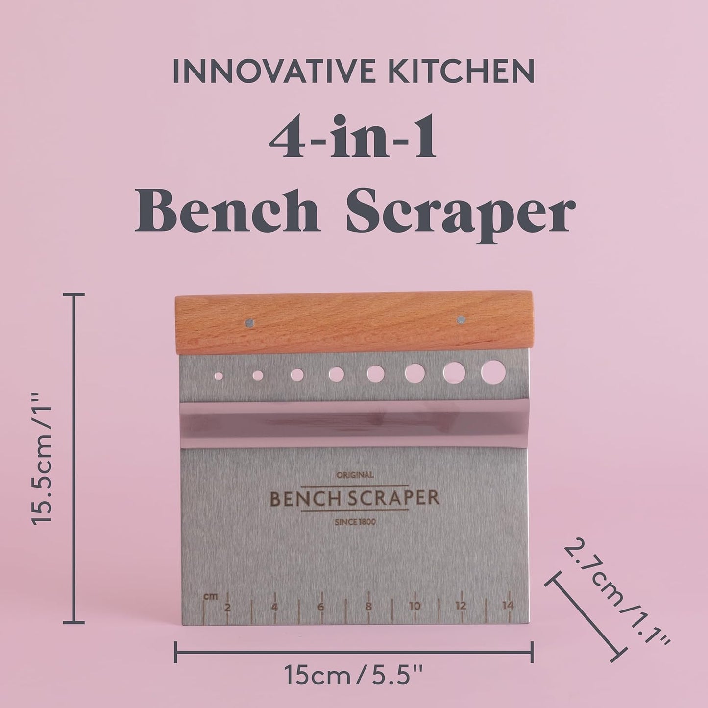 Mason Cash | Innovative Kitchen Bench Scraper & Herb Stripper