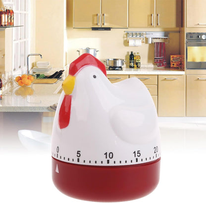 Cute Hen Kitchen Cooking Timer Mechanical Countdown Clock Alarm Reminder F Kitchen Timer Led