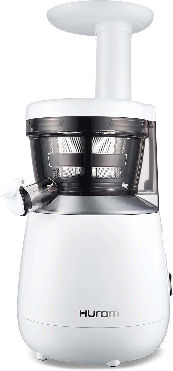 Hurom H310 Easy Clean Slow Juicer, Lavender | Compact | Quiet Motor | Hopper Fits Whole Produce | Scrub Free | Easy Assembly | Cold Press Masticating Juicer