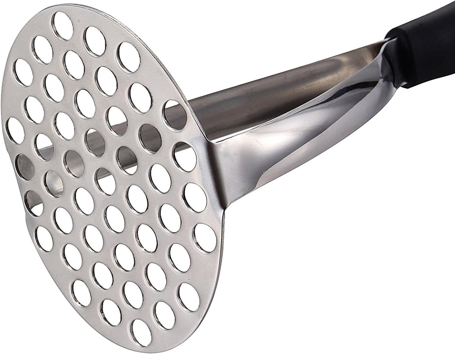 Joyoldelf Heavy Duty Stainless Steel Potato Masher with Potato Peelers, Masher Kitchen Tool & Food Masher/Potato Smasher with Silicone Handle, Perfect for Bean, Vegetable, Fruits, Avocado, Meat