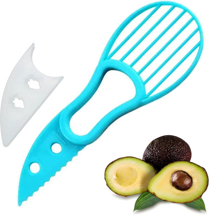 Avocado Slicer Tool 3 in 1, Avocado Pit Remover Kitchen Gadgets, Avocado Corer Tool, Fruit & Avocado Peeler Tools, Green