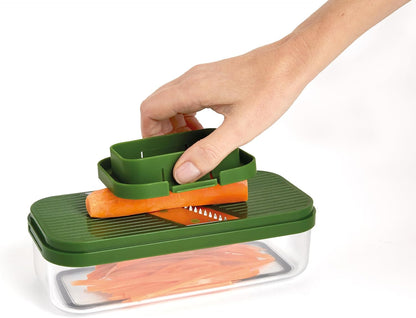 Joseph Joseph Multi-Prep Mini, 3-in-1 Compact space saving Vegetable Chopper & Dicer, Egg Slicer, 3 Stainless Steel Wire cutters