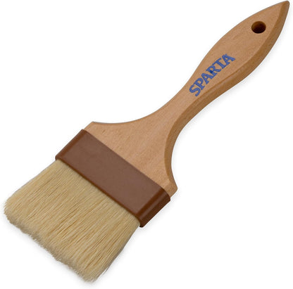 SPARTA Kitchen Basting Brush – 4037300 Basting Brush for Cooking Flat Boar Bristle Brush, Hardwood Handle for Kitchens, Restaurants, Catering, High Heat Food Prep, 1.5in